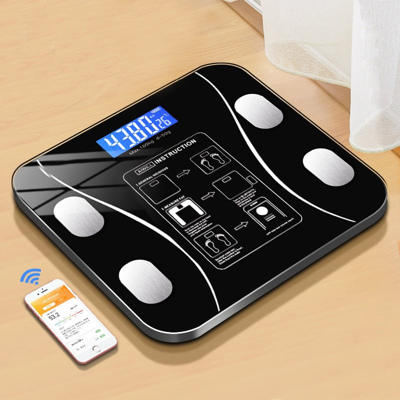 Body Fat Scale Bluetooth BMI Body Scales Smart Wireless Digital